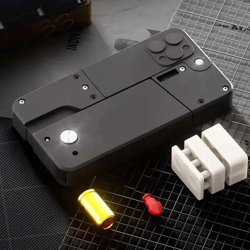 folding cellphone foam blaster toy gun