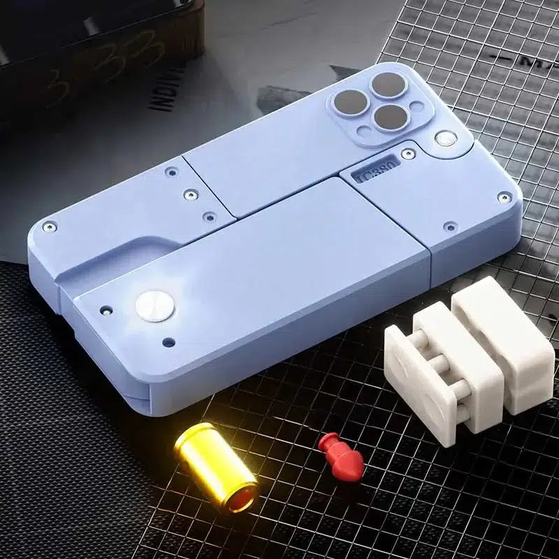 folding cellphone foam blaster toy gun