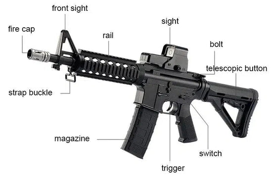 Realistic Fully Automatic M4A1 Gel Blaster