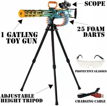 Cool kids nerf gatling gun machine gun